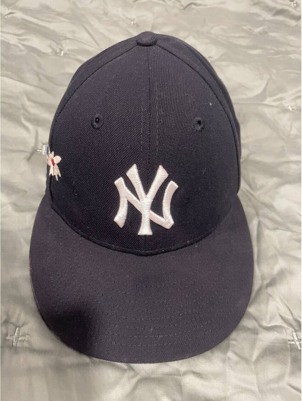 NEW ERA x KITH Kilh & Kin Flower Cap New York Yankees Size 7 1/8 Navy Blue